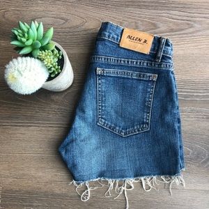 Allen B. Cutoff Denim Shorts